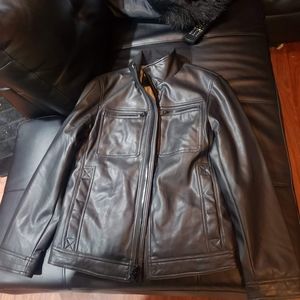 NEW Calvin Klein Leather Jacket